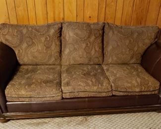 Sofa Bed With Leather Arms https://ctbids.com/estate-sale/18086/item/1806669
