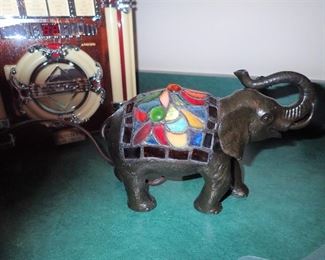 stained glass elephant