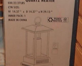 duraflame lantern with infrared quartz heater