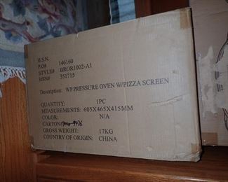 bror1002-a1 pressure oven w/pizza screen