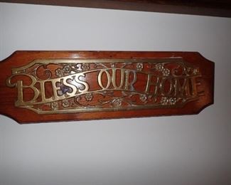 bless our home sign