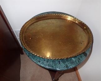 brass tray
