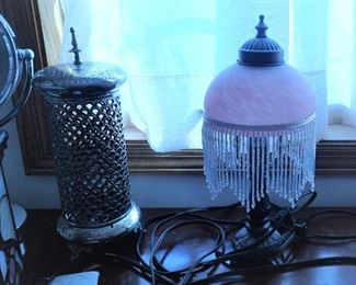 metal lamp / beaded lamp