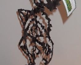 wolf wall hanging metal