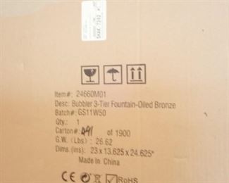 BUBBLER 3 - TIER FOUNTAIN 24660M01