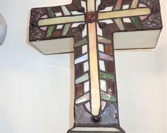 STAINED GLASS CROSS