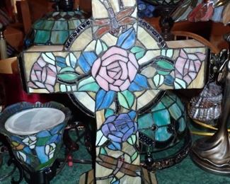 STAINED GLASS CROSS