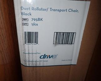 DUET ROLLATOR TRANSPORT CHAIR