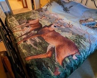 DEER KING SIZE BED SPREAD