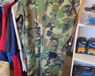 Camo heavy coveralls.  Again, in great shape
