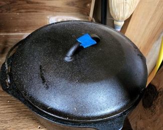 One of several pieces of cast iron