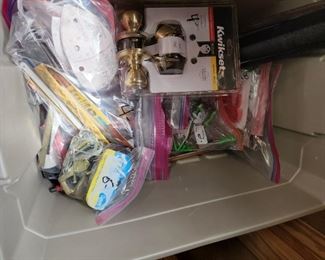 Bulbs, sandpaper, sockets