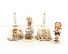 2 Hummel Figurines 2 Hummel Bells, 1979 and 1980