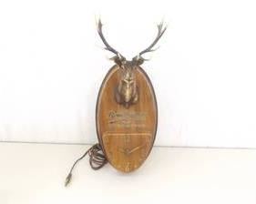 Vintage WORKING Remington Buck Wall Clock