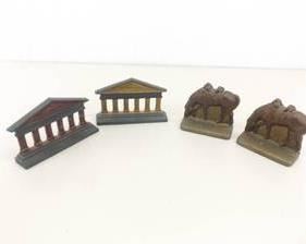 2 Pairs of Antique Bookends/Doorstops