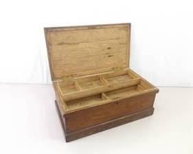 Antique Tool Box w/2 Sliding Drawers