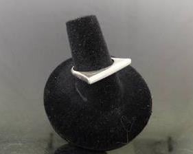 .925 Sterling Silver Face Ripper Ring Size 8.25