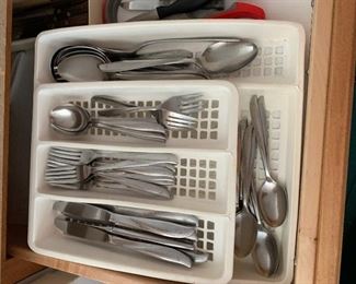 stainless steel silverware