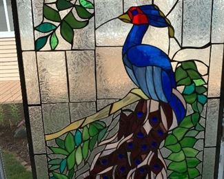 stained glass hanging art