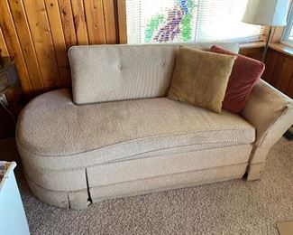 vintage chaise lounge