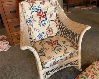 wicker rocker