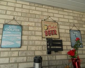 metal signage