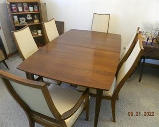 mid century dining room table