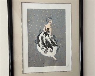 Signed Erte serigraph