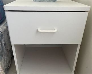 White bedside table - 2 of these