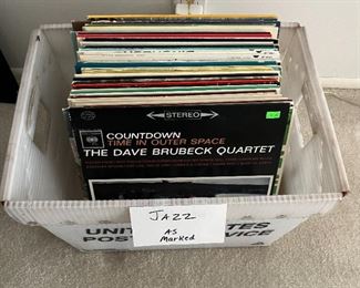 Box of good Jazz - most in excellent condition