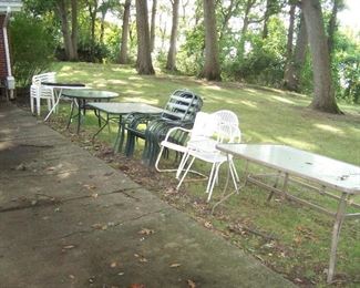 PATIO TABLES & CHAIRS