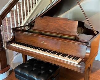 Steinway baby grand with piano bench.   $15,000