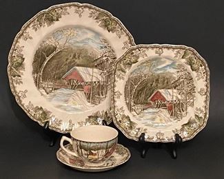 A set of The Friendly Village by Johnson ........To register and to place bids simply go to www.capitolsalesservices.hibid.com