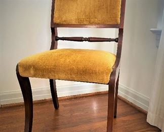 Mid century regency revival style side chair