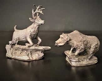 Small pewter figurines 