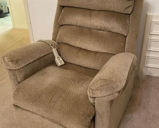 Nice clean electric recliner and lift chair by Pride 