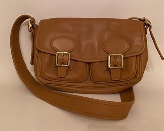 Leather COACH handbag 