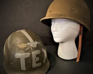 WWII - Vietnam era M1 US military helmet liners........To register and to place bids simply go to www.capitolsalesservices.hibid.com