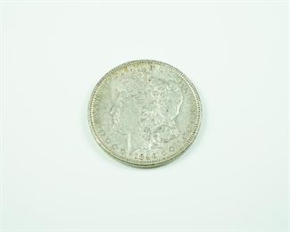 1890 Morgan Silver Dollar