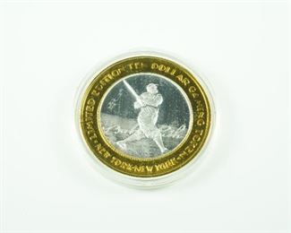 Babe Ruth Commemorative Silver Token