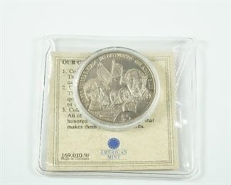 Civil War Silver Commemorative Coin