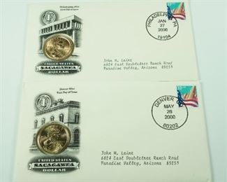 Sacagawea Dollar First Day Covers