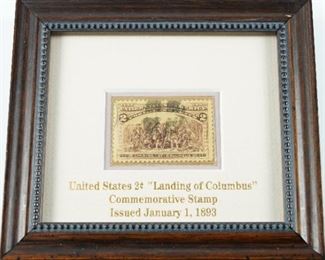 Landing of Columbus Commemorative Stamp-January 1, 1893