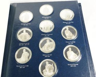 Presidential silver rounds