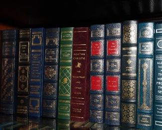 We have 100's of Easton Press (sets & individual) & Franklin Mint leather bound books. 