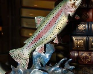 Rainbow Trout sculpture