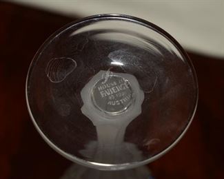 House of Faberge "Star of the North" champagne flutes