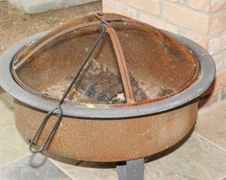 Well used fire pit