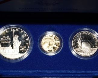 Cash only for coins.  These are not on site until the day of the sale. 