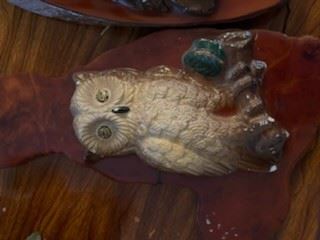 Pair of vintage ceramic owls 
$20